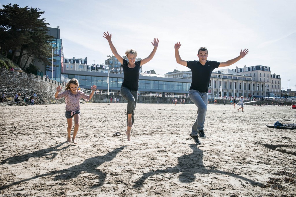 SHOOTING EN FAMILLE A LA PLAGE DE DINARD