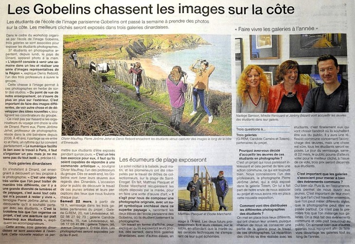 Article Ouest-France