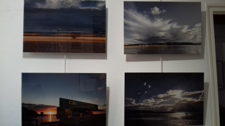 Contrecollage sur Plexiglass, Ciels normands